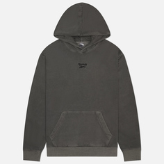 Мужская толстовка Reebok Identity Washed Hoodie, цвет чёрный, размер S
