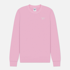 Женская толстовка Reebok Identity Small Logo French Terry Crew, цвет розовый, размер XS