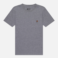 Женская футболка Carhartt Loose Fit Heavyweight K87 Pocket, цвет серый, размер XS