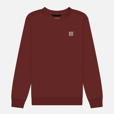 Женская толстовка Carhartt Relaxed Fit Midweight French Terry, цвет красный, размер S