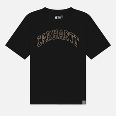 Женская футболка Carhartt Loose Fit Lightweight Graphic, цвет чёрный, размер M
