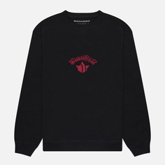 Мужская толстовка maharishi x Tashi Mannox Dragon Anniversary Crew Neck, цвет чёрный, размер S