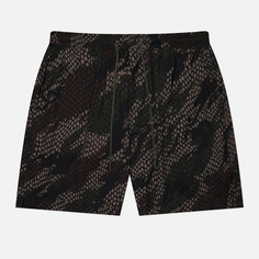 Мужские шорты maharishi Bonsai Dragon Scales Camo Swim, цвет оливковый, размер S