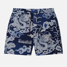 Мужские шорты maharishi Cloud Dragon Swim, цвет синий, размер S