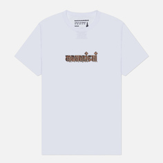 Мужская футболка maharishi x Tashi Mannox Tiger Fur Calligraphy, цвет белый, размер S