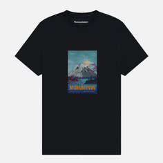 Мужская футболка maharishi Maha Mountain, цвет чёрный, размер S