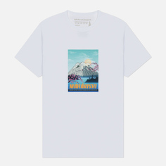 Мужская футболка maharishi Maha Mountain, цвет белый, размер S