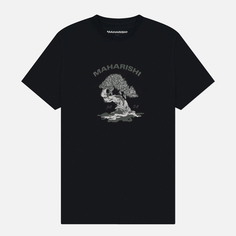Мужская футболка maharishi Bonsai, цвет чёрный, размер S