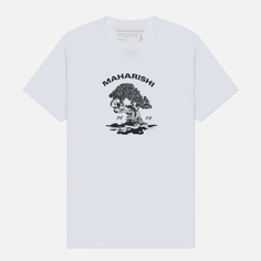 Мужская футболка maharishi Bonsai, цвет белый, размер S