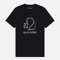 Мужская футболка maharishi Fossil Dragon, цвет чёрный, размер S