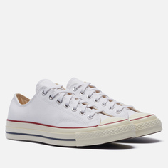 Кеды Converse Chuck 70 Vintage Canvas Low, цвет белый, размер 40 EU