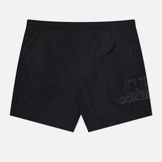 Мужские шорты C.P. Company Eco-Chrome R Pocket Swim, цвет чёрный, размер 46