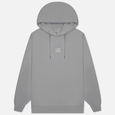 Мужская толстовка C.P. Company 30/1 Fleece Artisanal Hoodie, цвет серый, размер S
