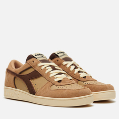 Кроссовки Diadora Magic Basket Low Suede Leather, цвет коричневый, размер 36.5 EU