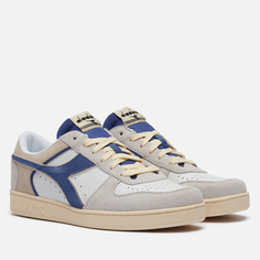 Кроссовки Diadora Magic Basket Low Suede Leather, цвет белый, размер 36.5 EU