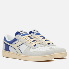 Кроссовки Diadora Magic Basket Low Suede Leather, цвет белый, размер 36.5 EU