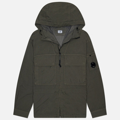 Мужская куртка ветровка C.P. Company Taylon P Hooded Overshirt, цвет оливковый, размер S