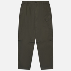 Мужские брюки C.P. Company Stretch Sateen Loose Chino, цвет оливковый, размер 46