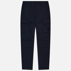 Мужские брюки C.P. Company Stretch Sateen Ergonomic Lens Double Cargo, цвет синий, размер 46