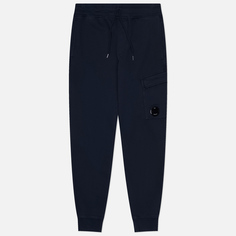 Мужские брюки C.P. Company Brushed And Emerized Diagonal Fleece Cargo, цвет синий, размер S