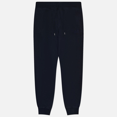 Мужские брюки C.P. Company Brushed And Emerized Diagonal Fleece Logo, цвет синий, размер S