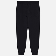 Мужские брюки C.P. Company Brushed And Emerized Diagonal Fleece Logo, цвет чёрный, размер S