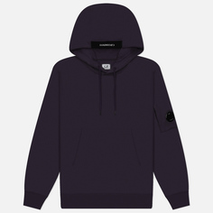 Мужская толстовка C.P. Company Diagonal Raised Fleece Lens Adjustable Hoodie, цвет фиолетовый, размер S