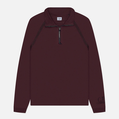 Мужская толстовка C.P. Company Light Fleece Half Zipped Regular Fit, цвет фиолетовый, размер S