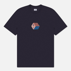 Мужская футболка C.P. Company 30/1 Graphics Logo, цвет фиолетовый, размер S