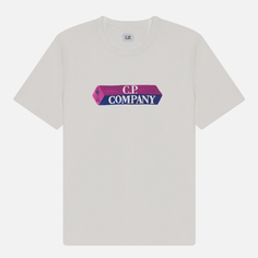 Мужская футболка C.P. Company 30/1 3D Logo, цвет белый, размер S
