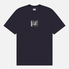 Мужская футболка C.P. Company 30/1 Small Logo Label, цвет фиолетовый, размер S