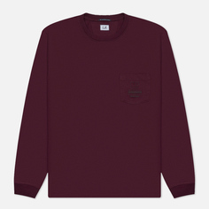 Мужской лонгслив C.P. Company Mercersized 30/2 Jersey Twisted Pocket, цвет фиолетовый, размер S