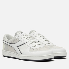 Кроссовки Diadora Magic Basket Low Tech, цвет серый, размер 37 EU