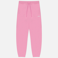 Женские брюки MSGM Micrologo Brushed, цвет розовый, размер XS