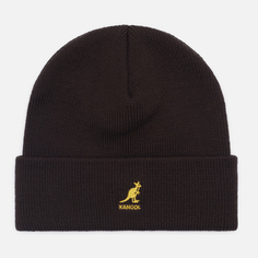 Шапка Kangol Acrylic Cuff Pull-On, цвет коричневый