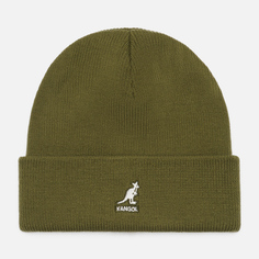 Шапка Kangol Acrylic Cuff Pull-On, цвет зелёный