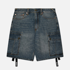 Мужские шорты Evisu Seagull Print, цвет синий, размер 30
