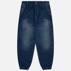 Мужские джинсы Evisu Godhead Printed Denim Joggers, цвет синий, размер 28