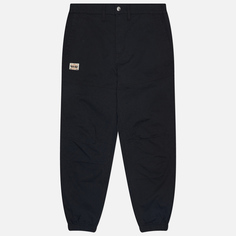 Мужские брюки Evisu Seagull & Kamon Applique 3D Cut Joggers, цвет чёрный, размер S