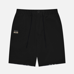 Мужские шорты Evisu Seagull Applique Embroidery, цвет чёрный, размер S