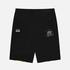 Мужские шорты Evisu Four Suits Daruma Daicock, цвет чёрный, размер S