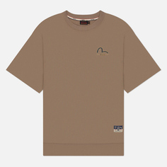Мужская толстовка Evisu The Great Wave & Seagull Print, цвет бежевый, размер S