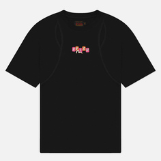 Женская футболка Evisu Daruma Doughnut Printed, цвет чёрный, размер XS