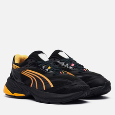 Мужские кроссовки Puma x Scuderia Ferrari Velophasis Neon, цвет чёрный, размер 40.5 EU
