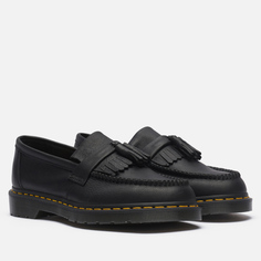 Мужские ботинки лоферы Dr. Martens Adrian Yellow Stitch Ambassador, цвет чёрный, размер 40 EU