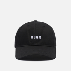 Кепка MSGM Micrologo Baseball, цвет чёрный