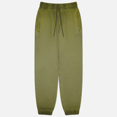 Мужские брюки MSGM Regular Signature Tonal Embroidery, цвет оливковый, размер S