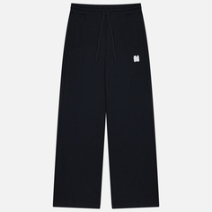 Мужские брюки MSGM Monogram Patch, цвет чёрный, размер S
