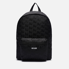 Рюкзак MSGM Monogram, цвет чёрный