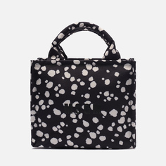 Сумка MSGM Canvas Printed Small Tote, цвет чёрный